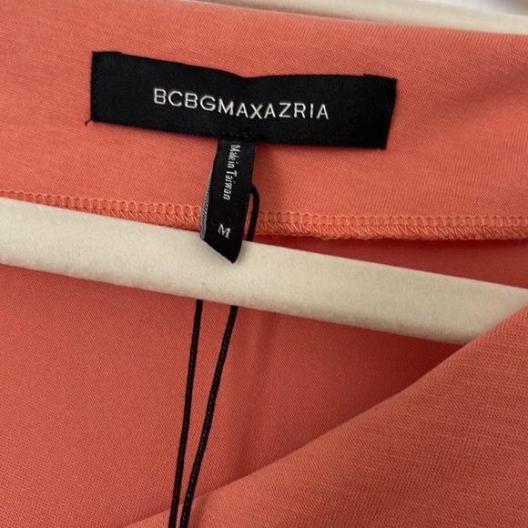 Brand new with tag orange one shoulder beautiful BCBG medium dress - Picture 3 of 4